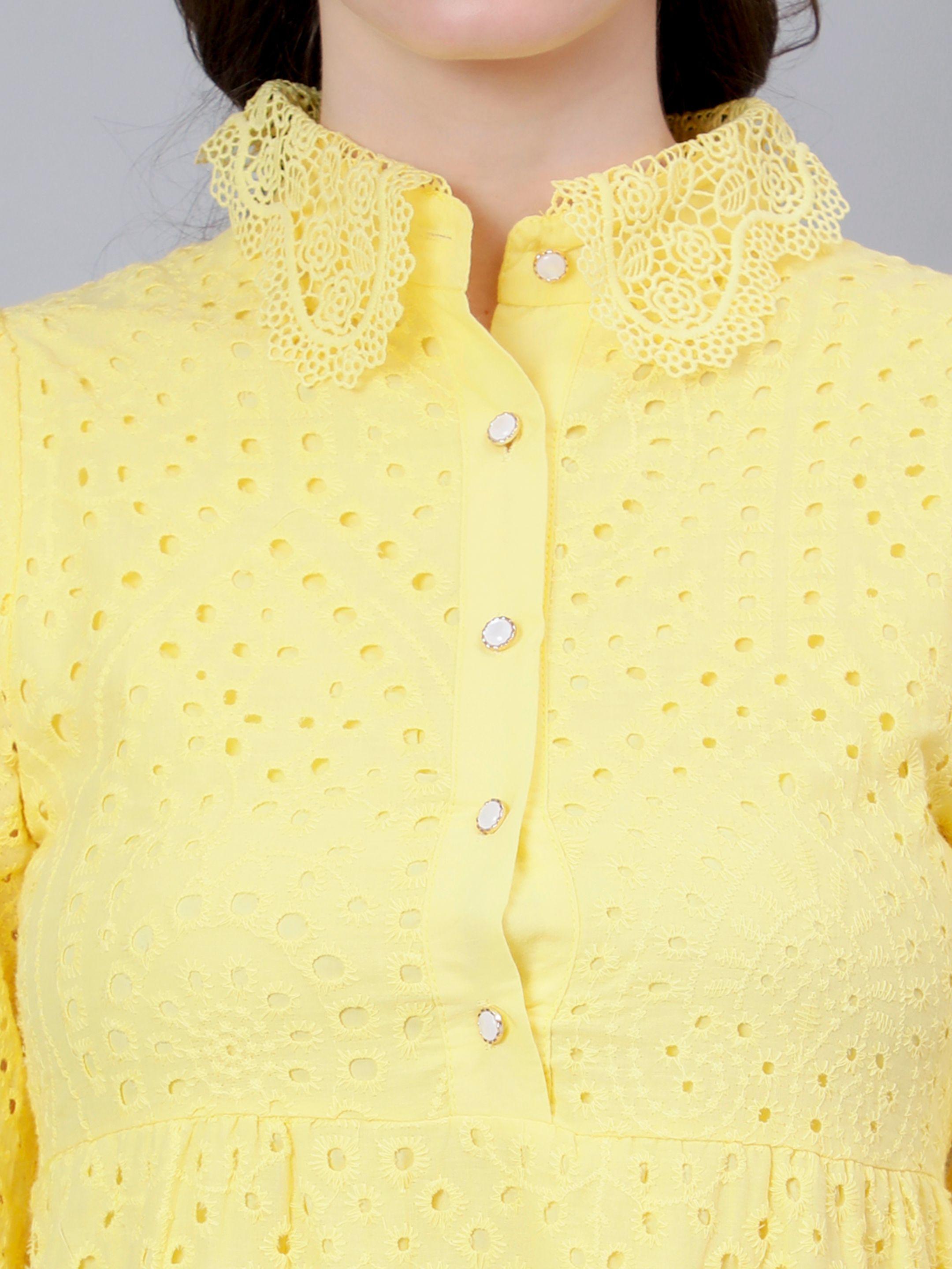 Hollow Hook Chicken Dress