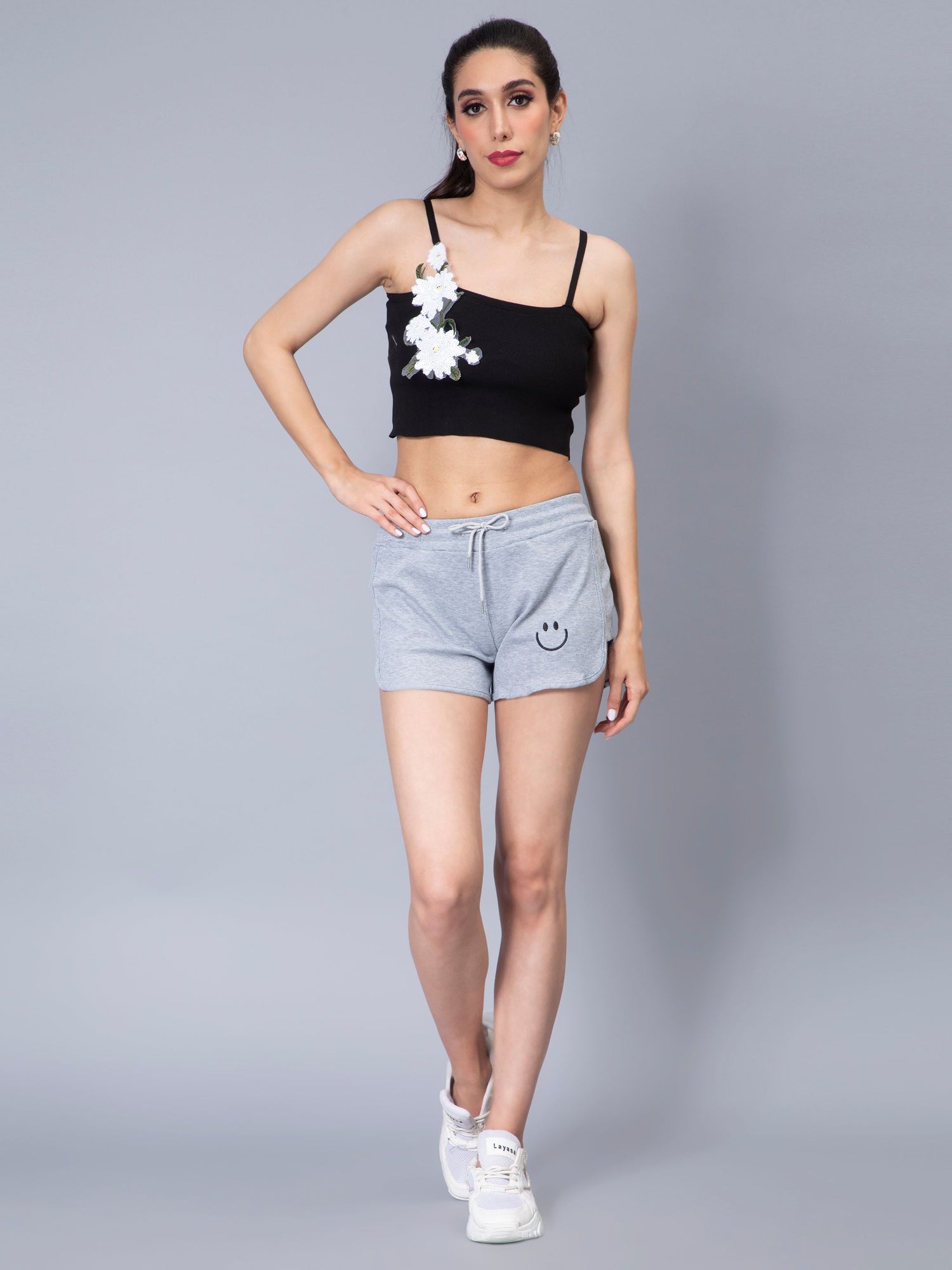 Smiley Rib Lounge Shorts