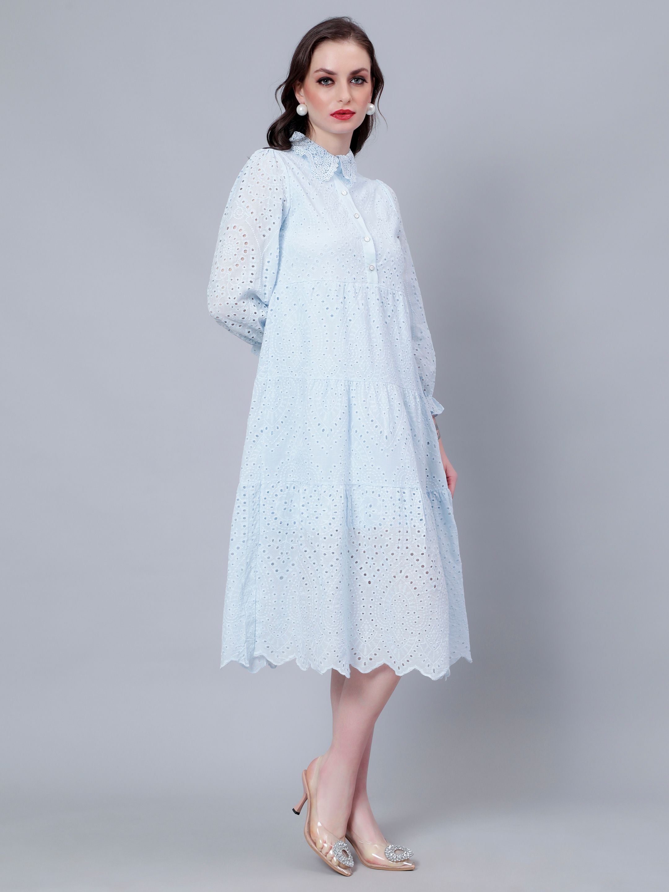 Hollow Hook Chicken Dress