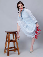 Hollow Hook Chicken Dress