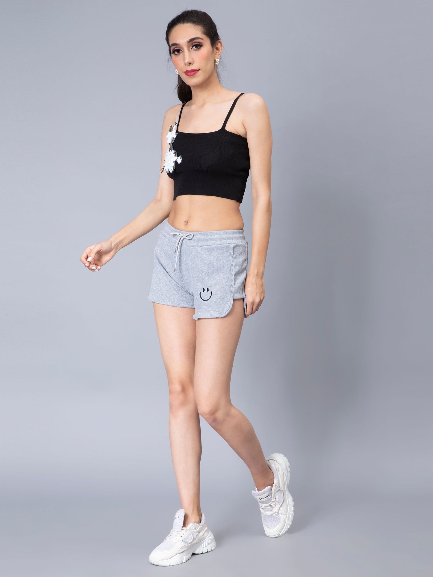 Smiley Rib Lounge Shorts
