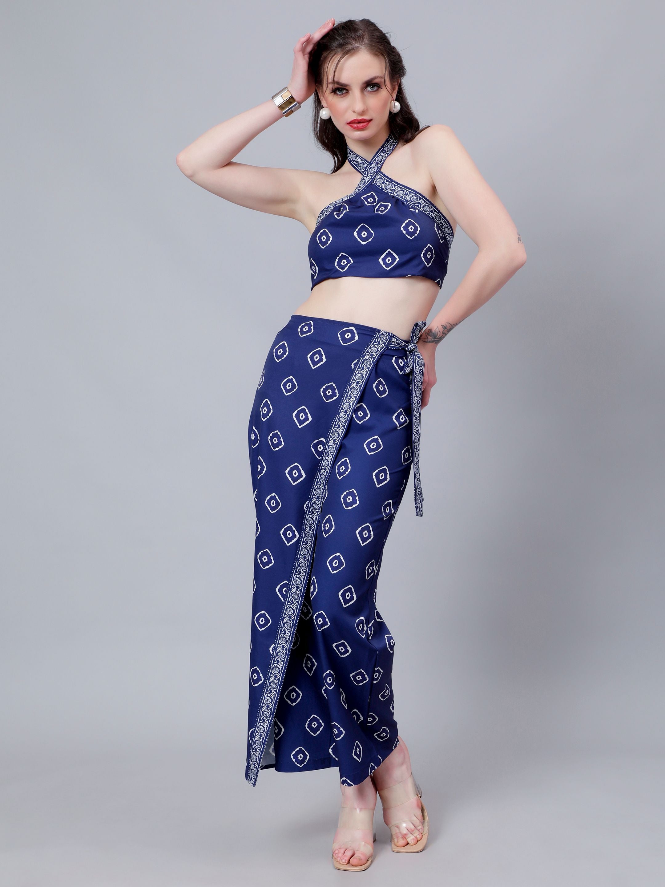 Batik Printed Two-Piece Set