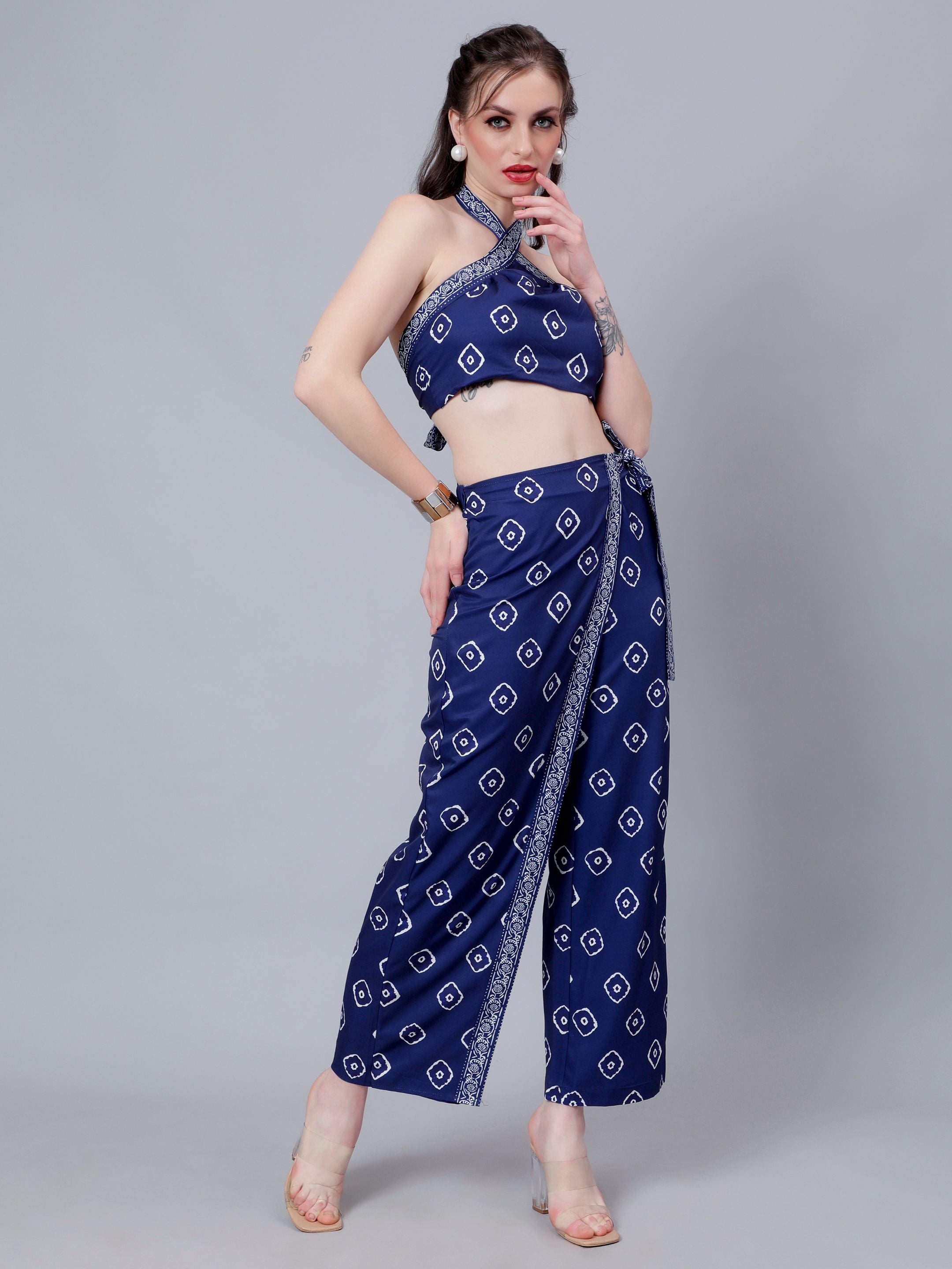 Batik Printed Two-Piece Set