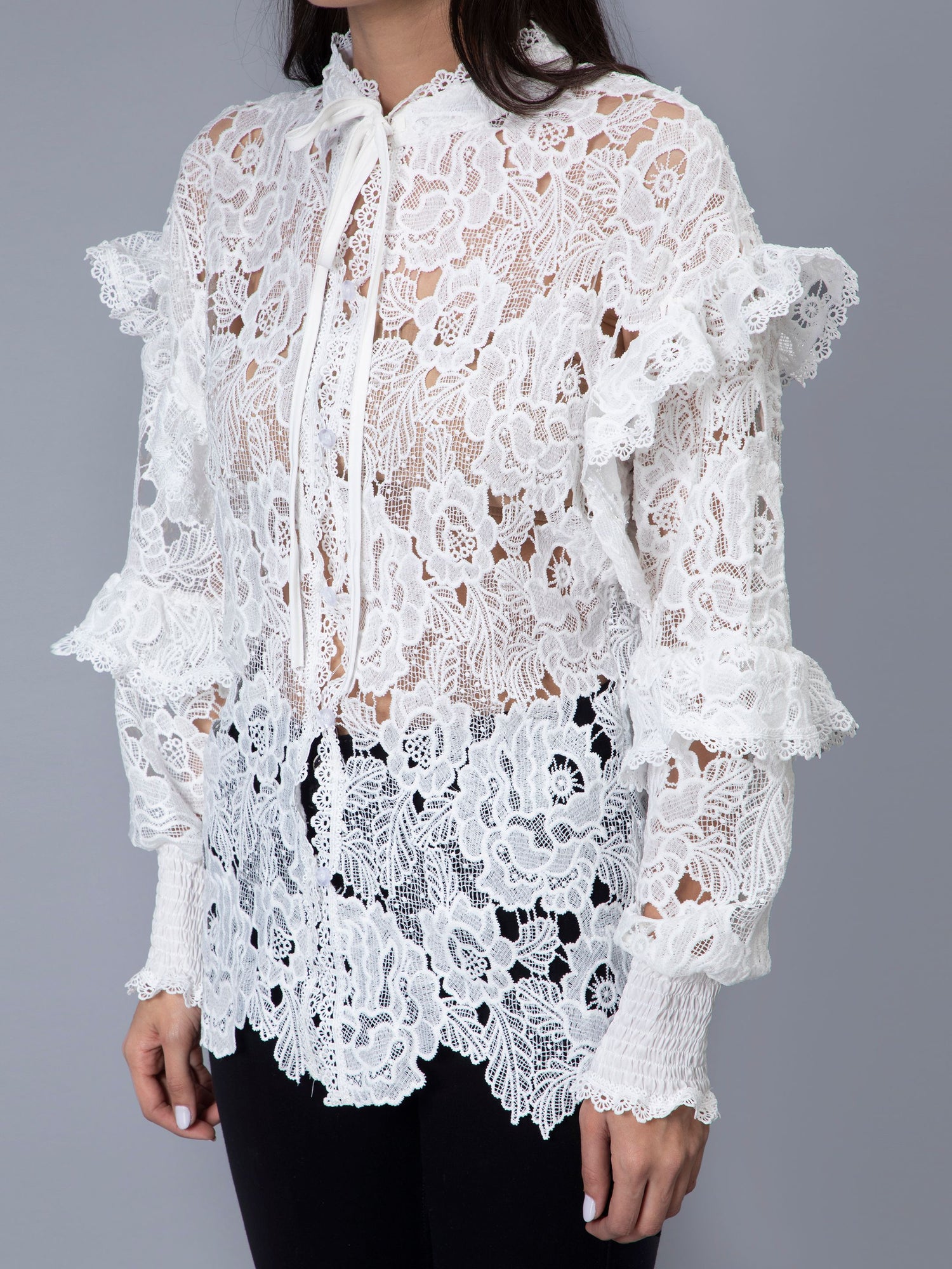 Lace Oversize Shirt