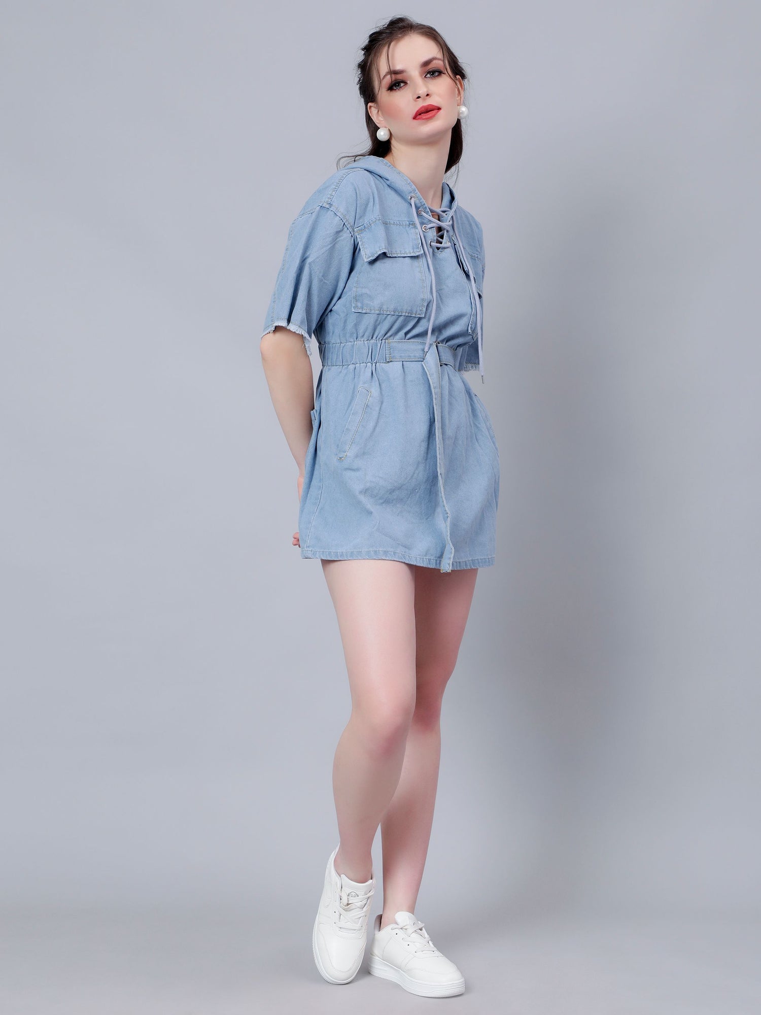Baggy Street Denim Dress