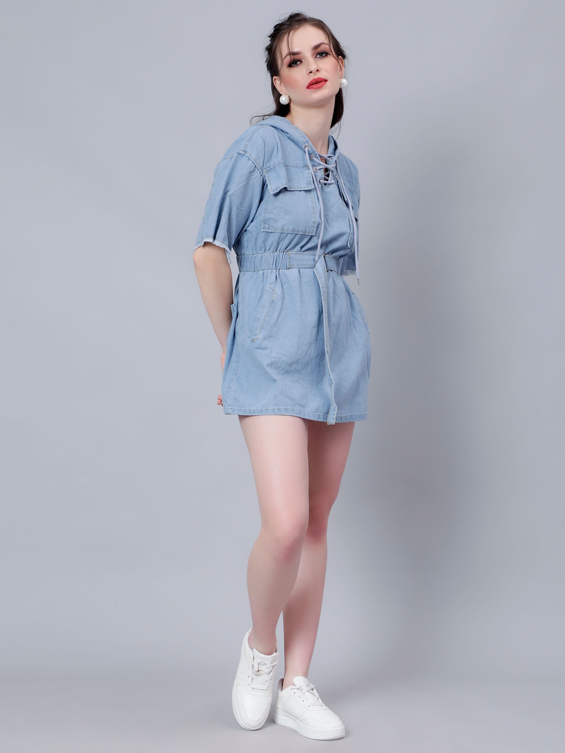 Baggy Street Denim Dress