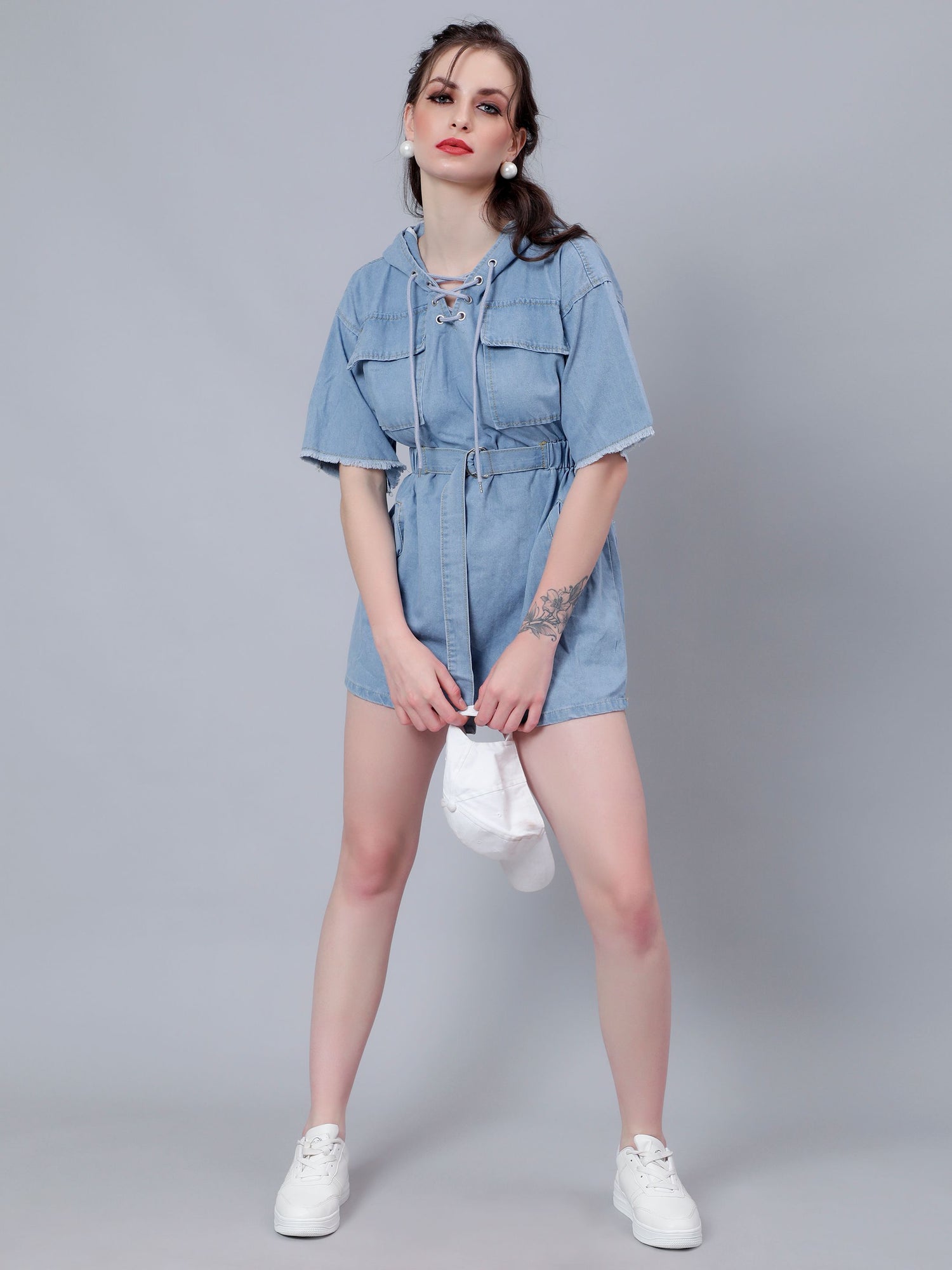 Baggy Street Denim Dress