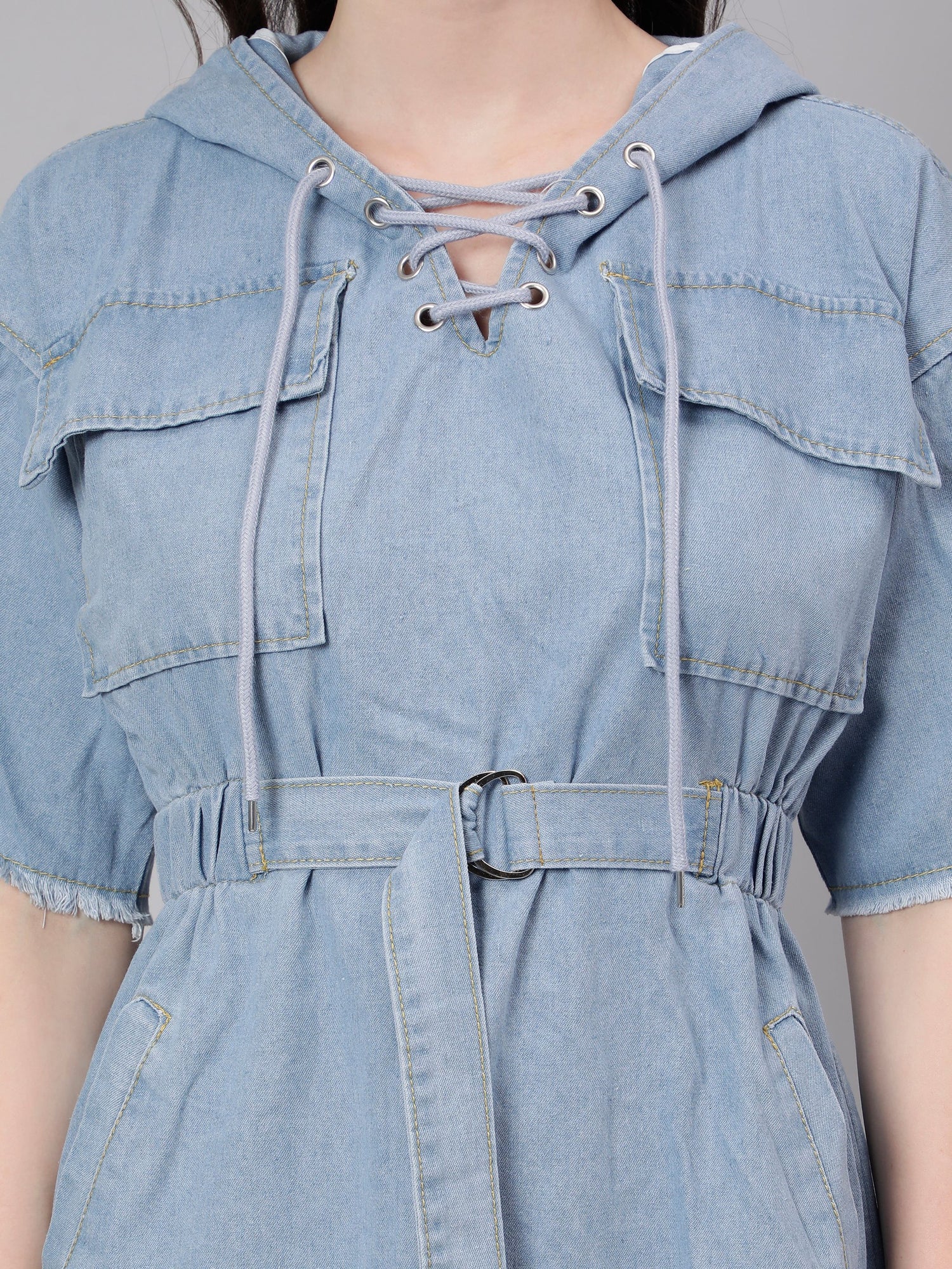 Baggy Street Denim Dress