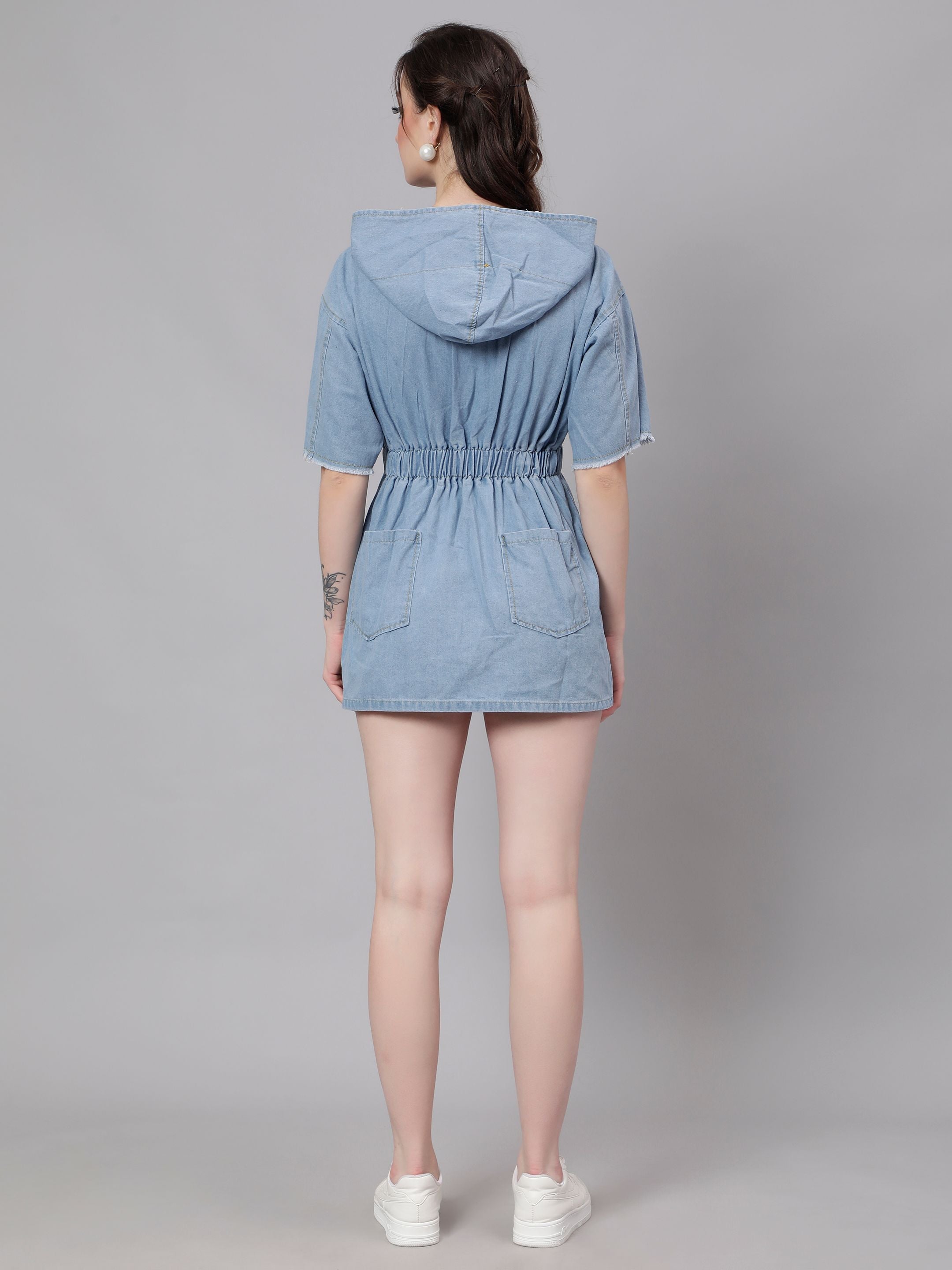 Baggy Street Denim Dress