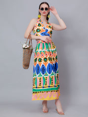 Tropical Skirt and Top Set