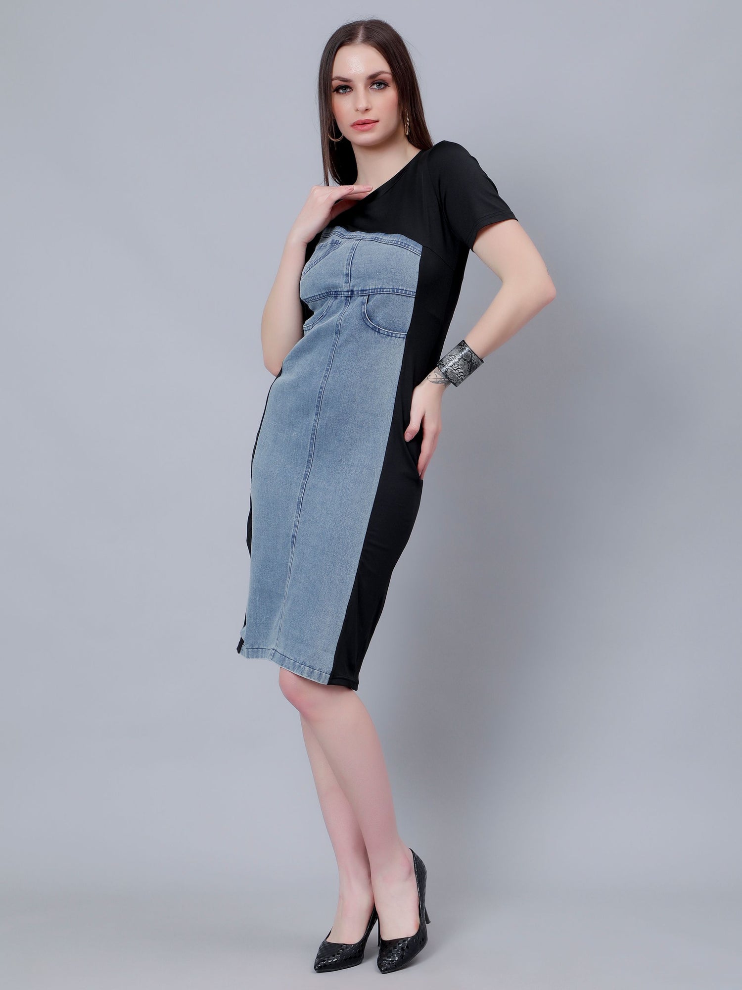 Chic Casual Denim Dress