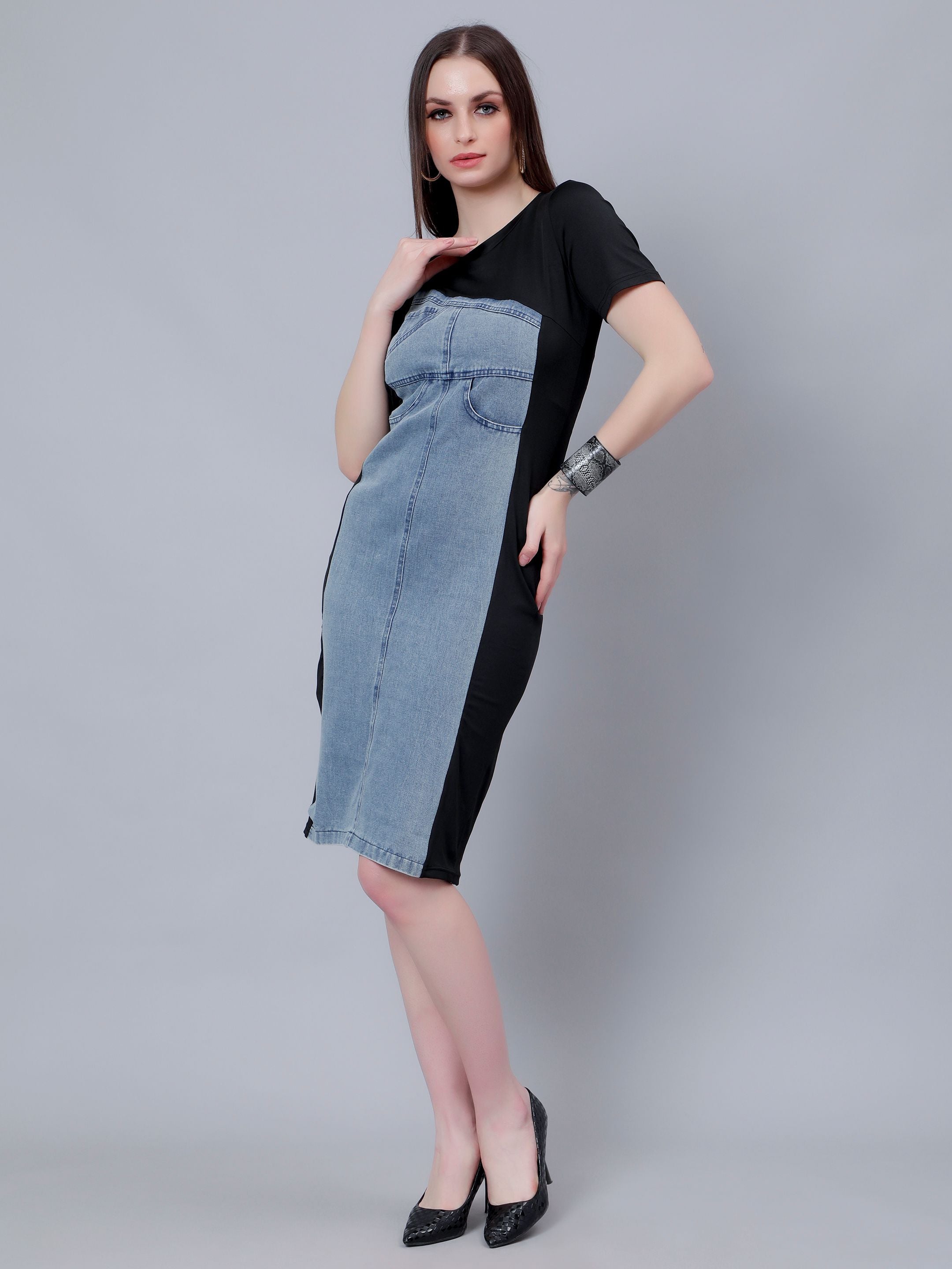 Chic Casual Denim Dress