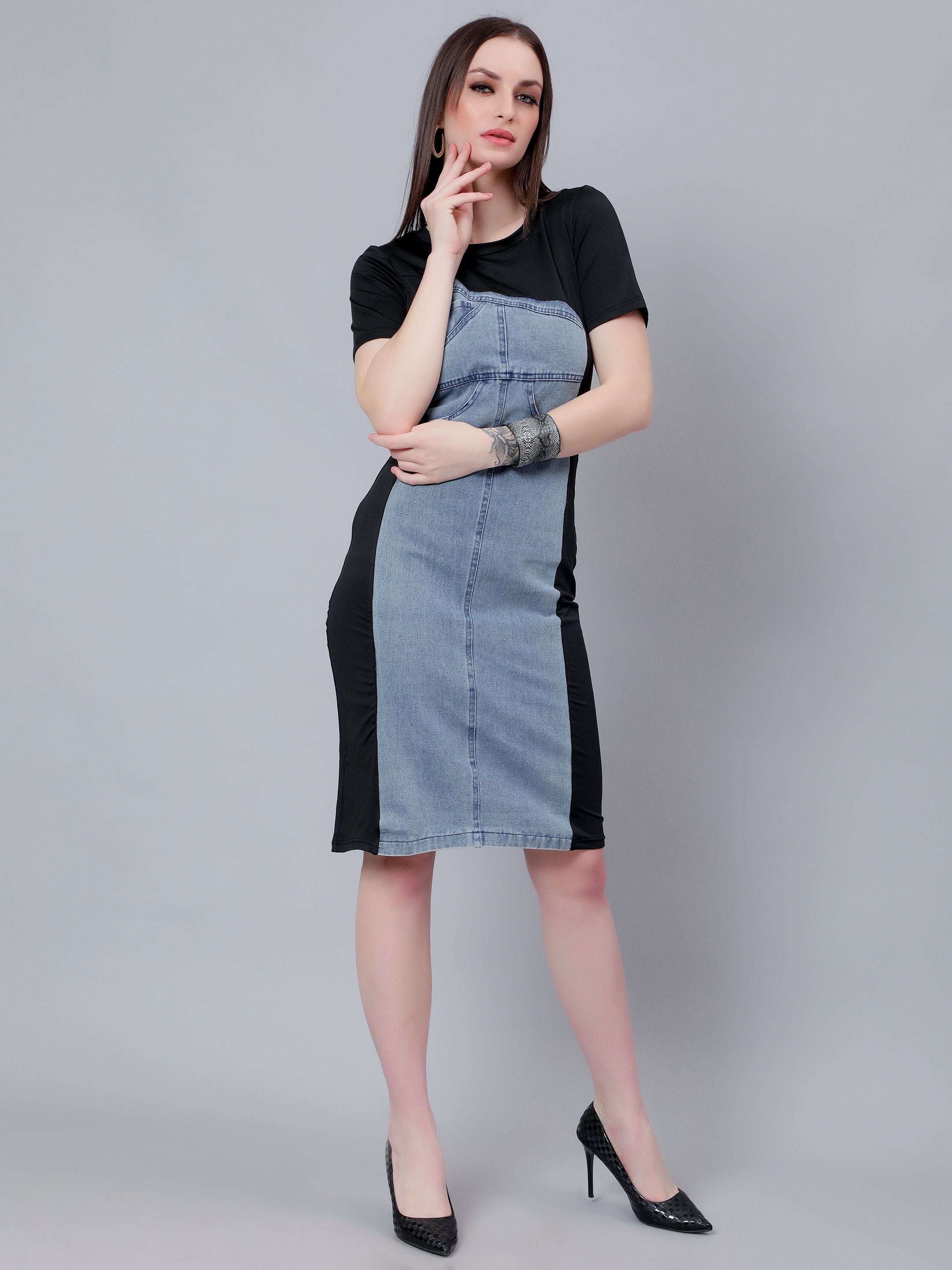 Chic Casual Denim Dress
