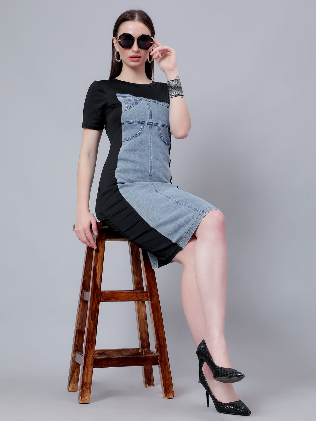 Chic Casual Denim Dress