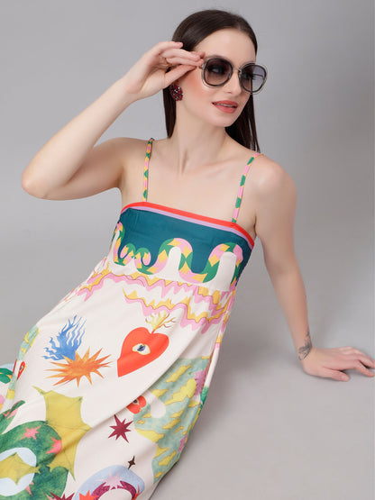 Mystic Animal Printed Sundress