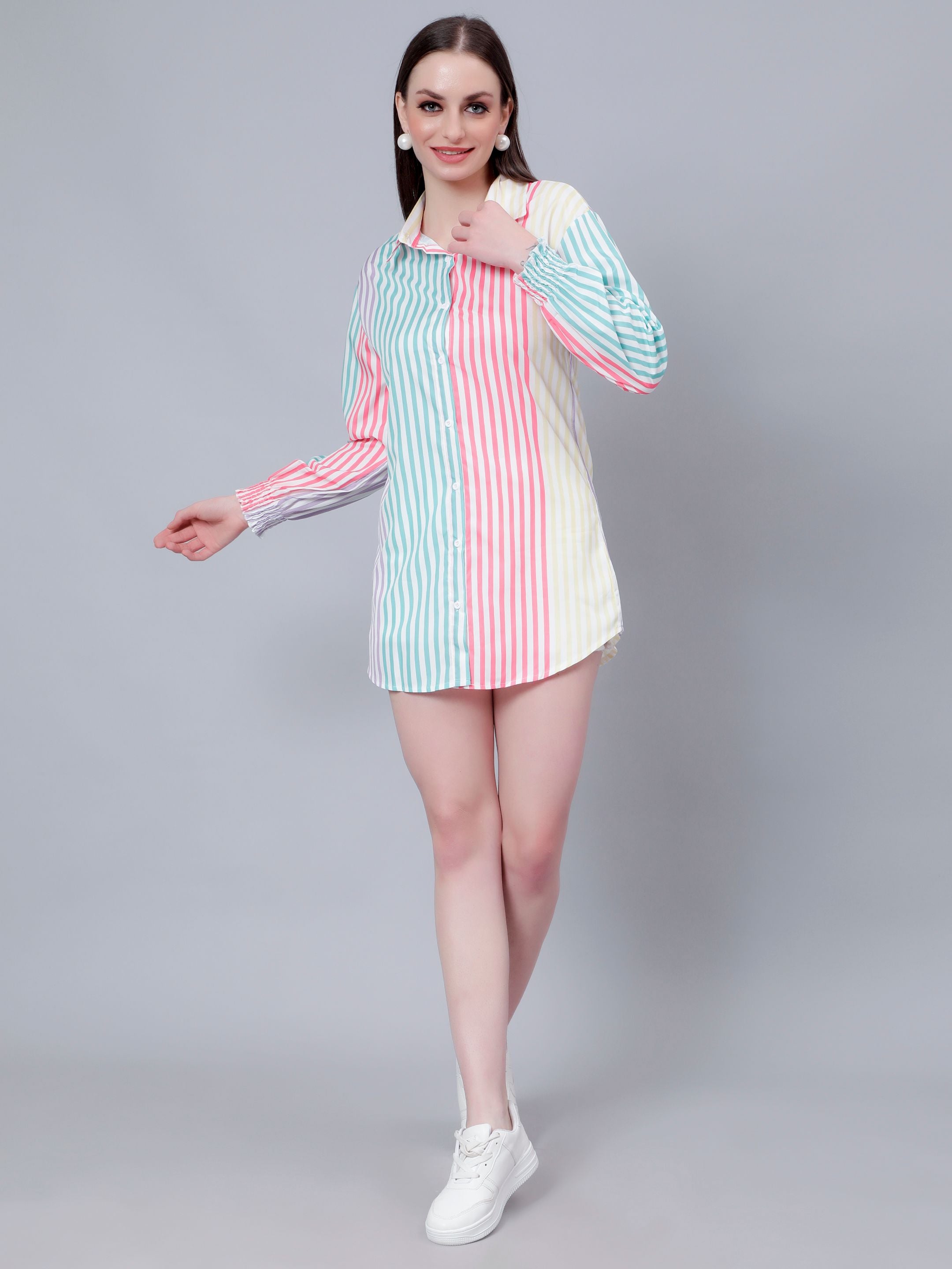 Multi Color Striped Shirt