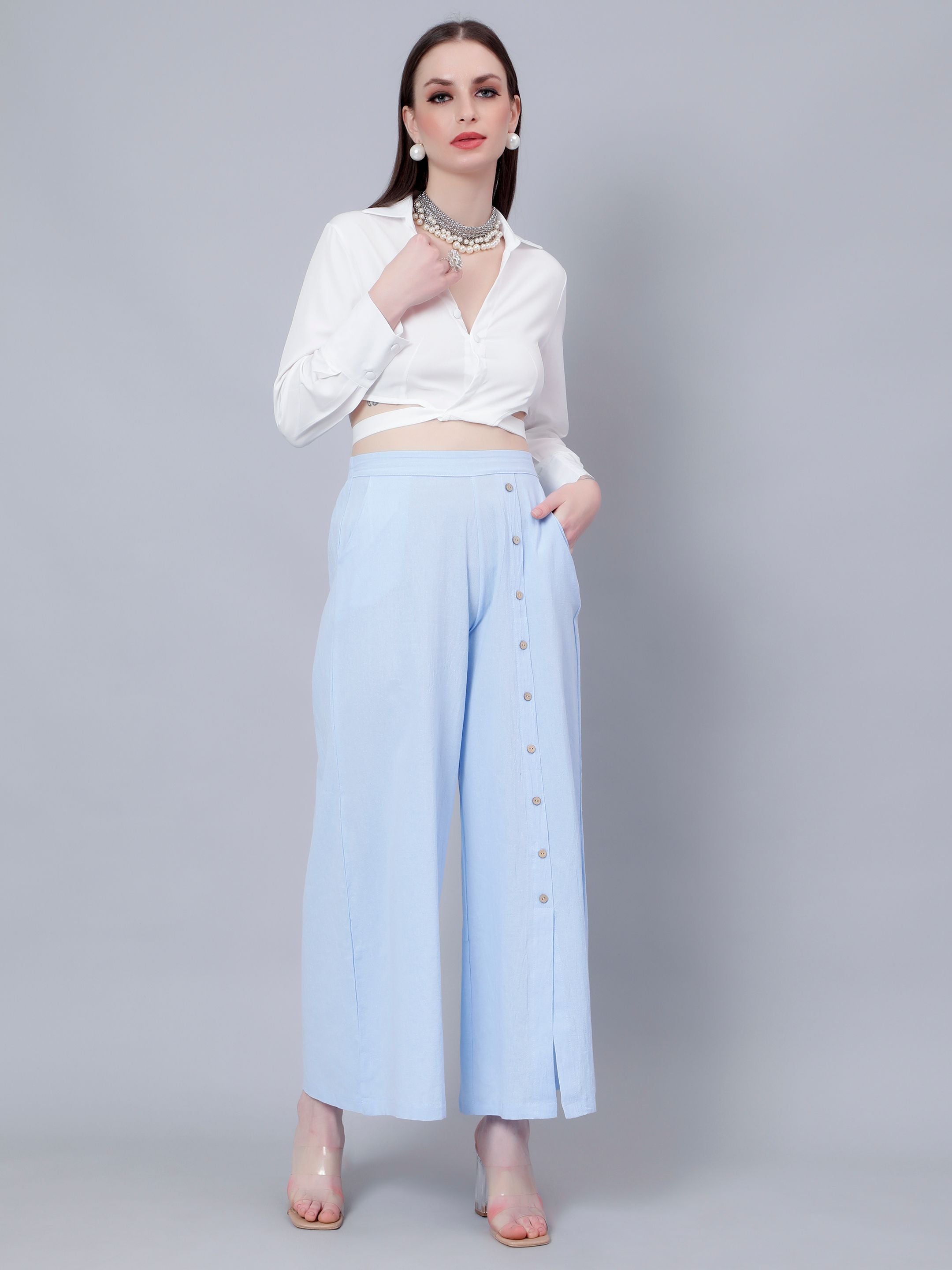 Classic Blouse & Culottes Set