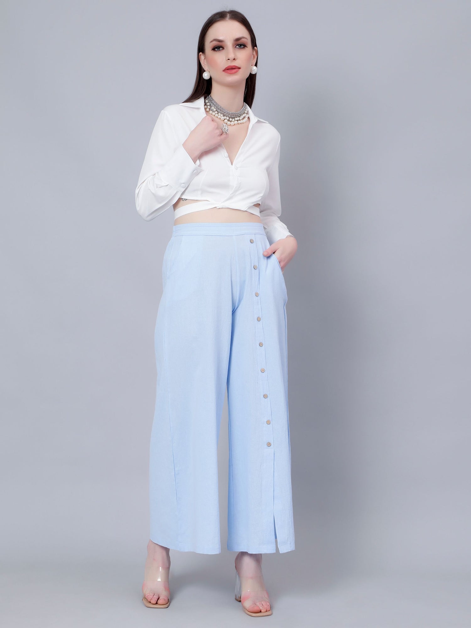 Classic Blouse &amp; Culottes Set