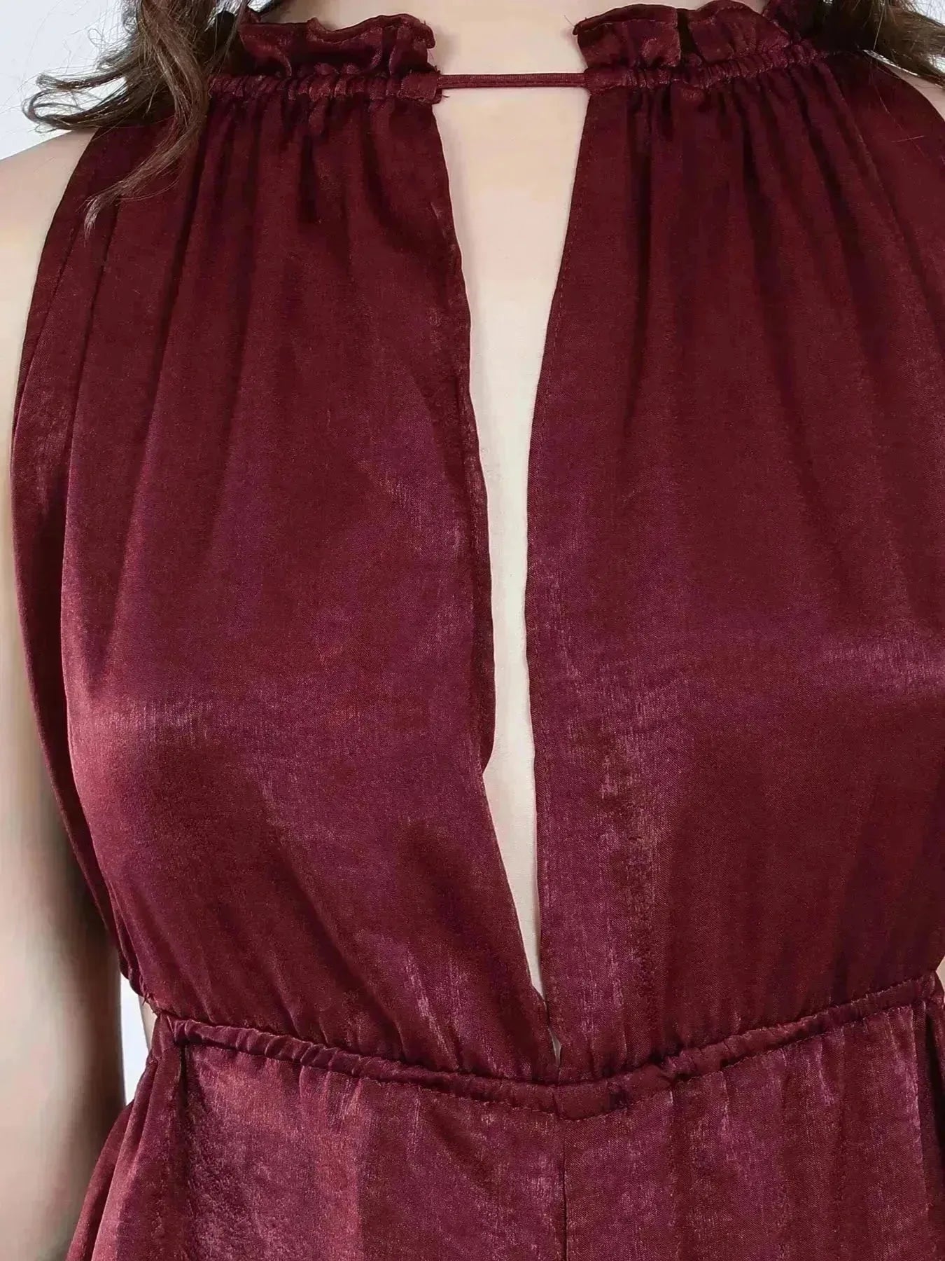 Vintage Style Plain Jumpsuit