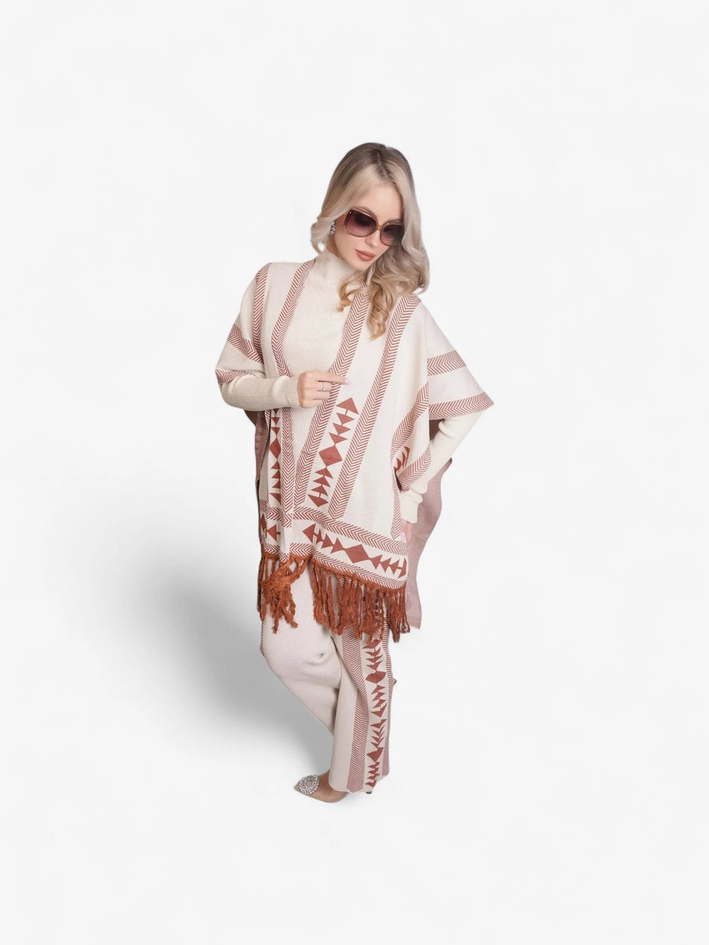 Aztec Printed Three Piece Set