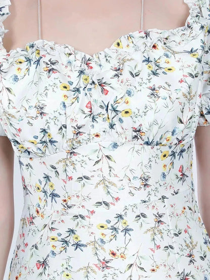 Ditsy Flower Print Dress