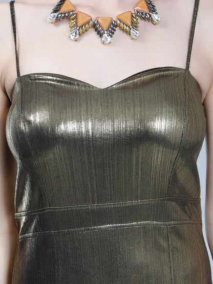 Strappy Fitted Dress