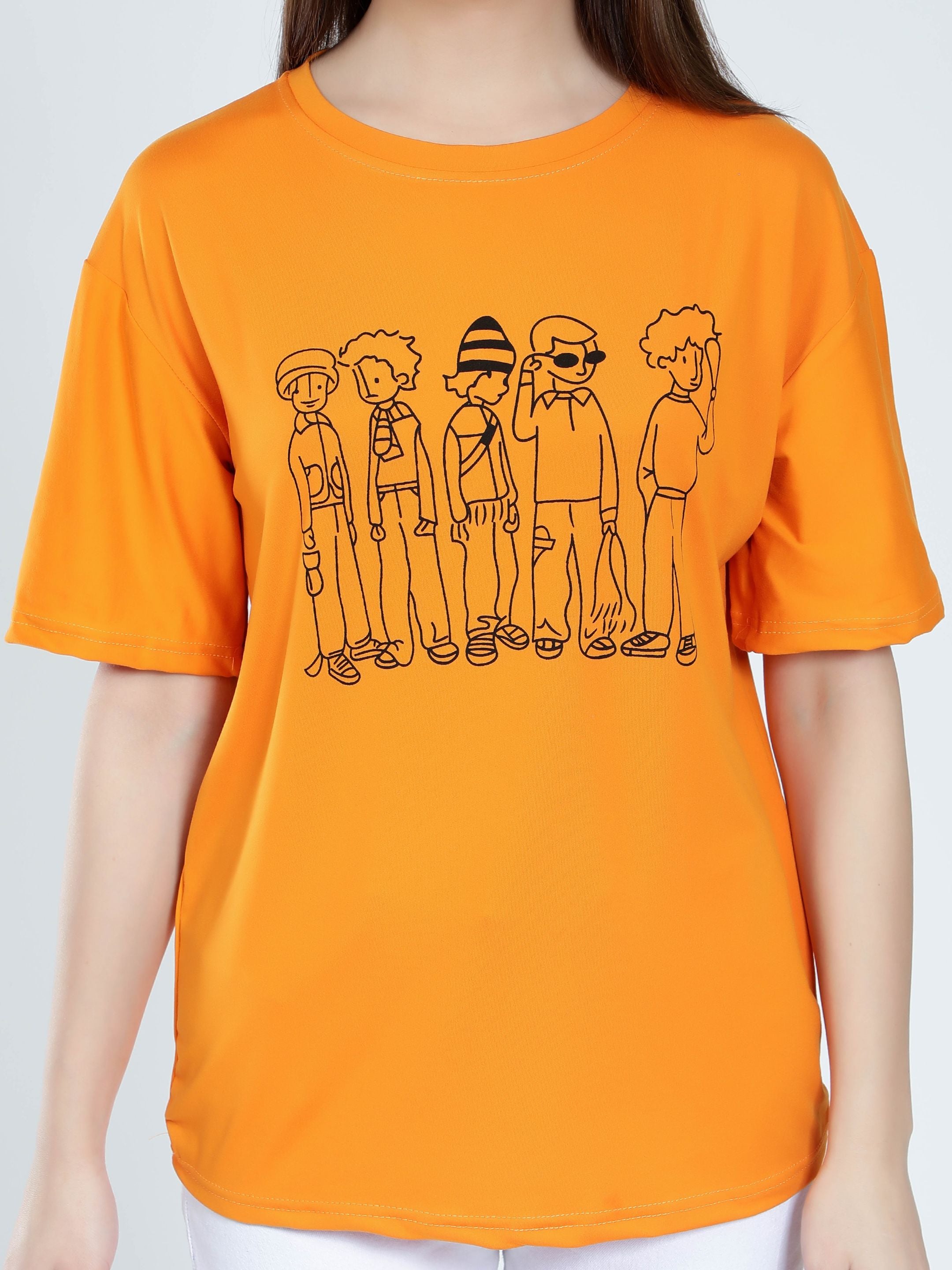 Graphic Round Neck T-Shirt
