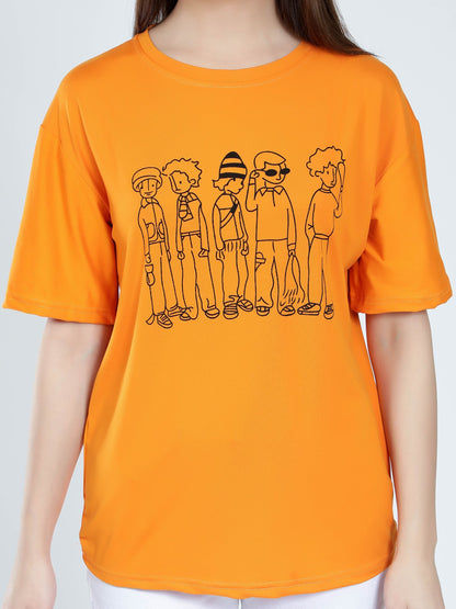 Graphic Round Neck T-Shirt