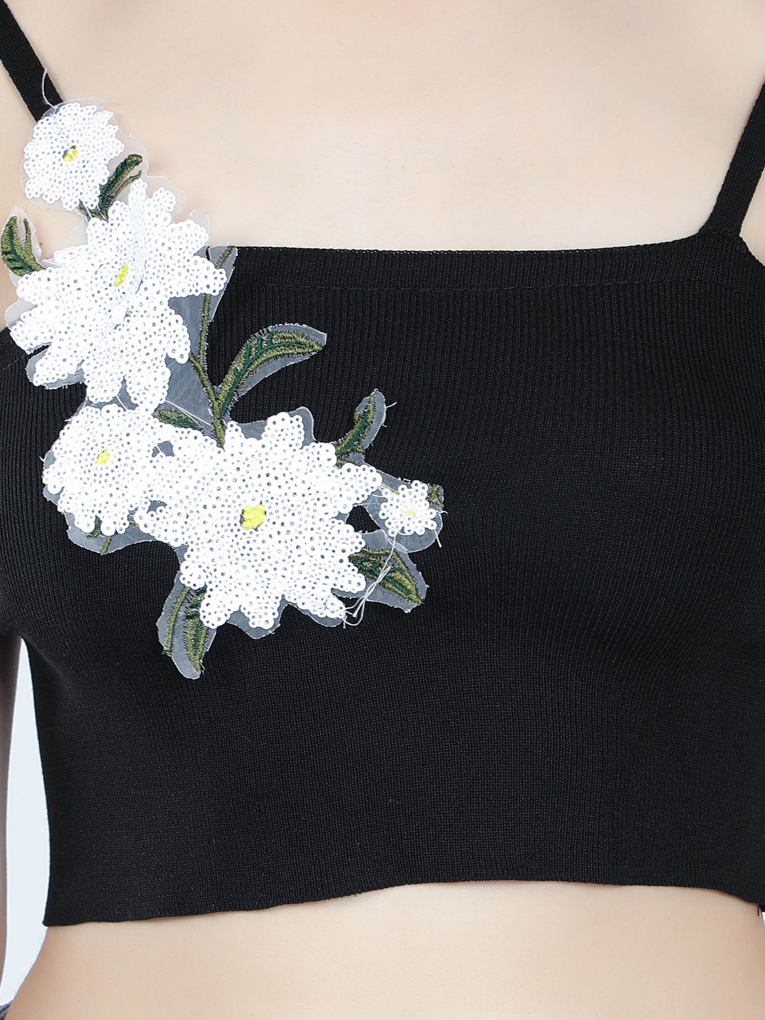 Floral Appliques Cami Top