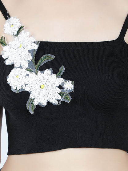 Floral Appliques Cami Top