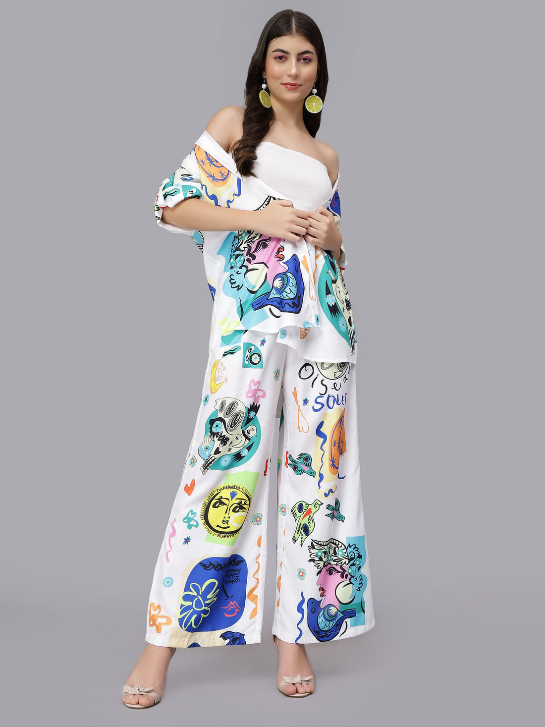 Sunburst Serenade Printed Two Piece Set