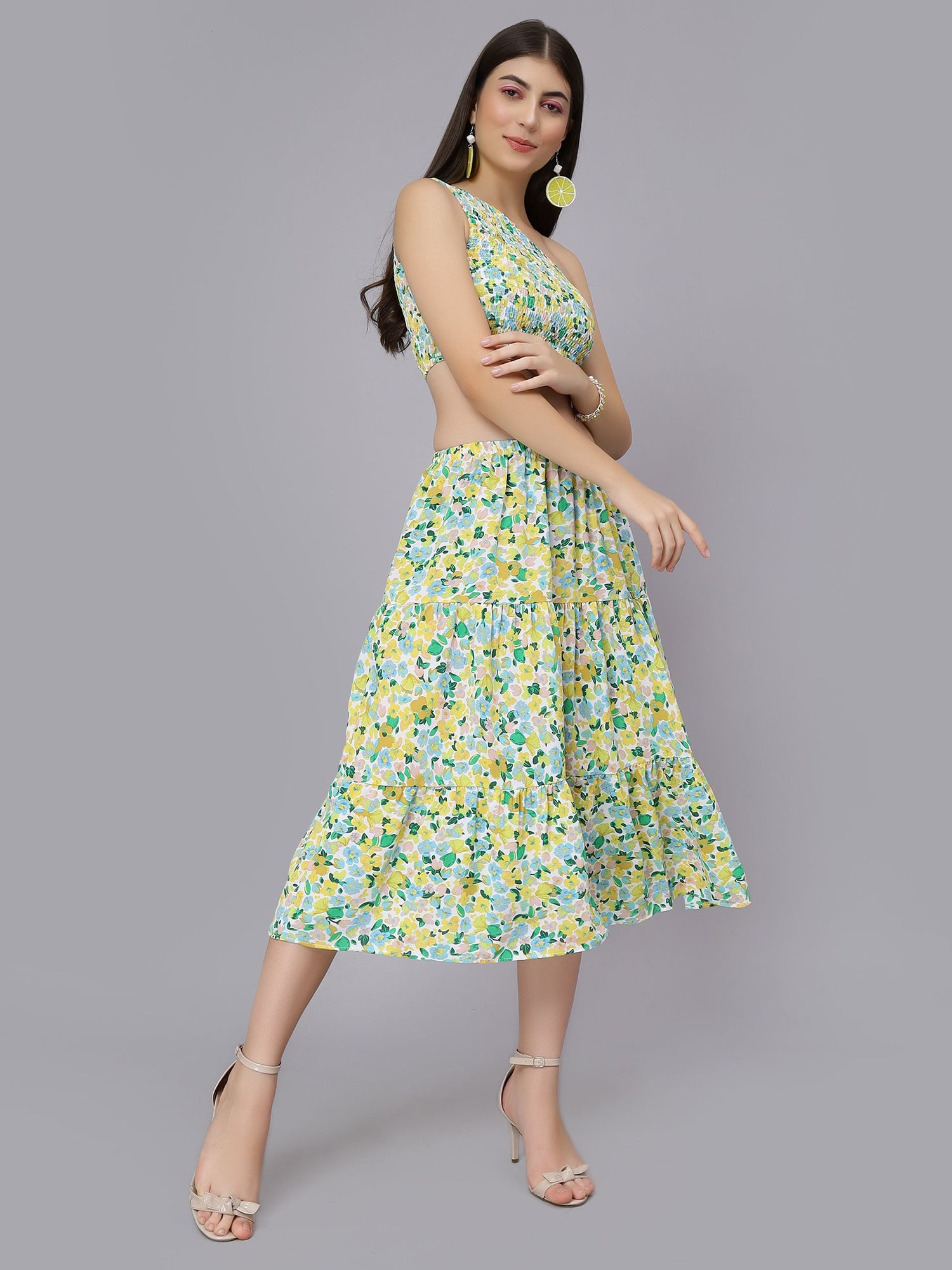 Spring Floral Two Piece Set
