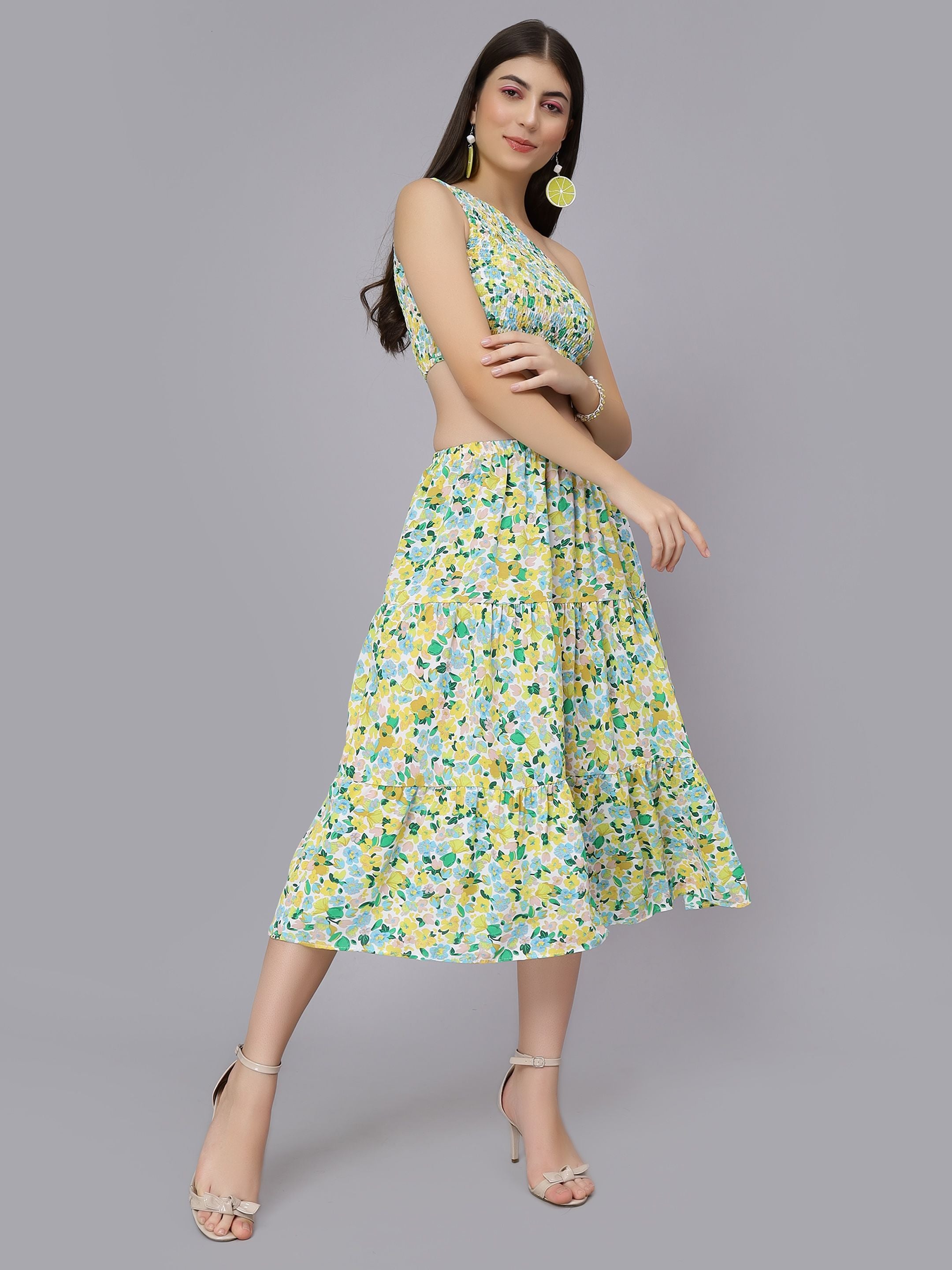 Spring Floral Two Piece Set