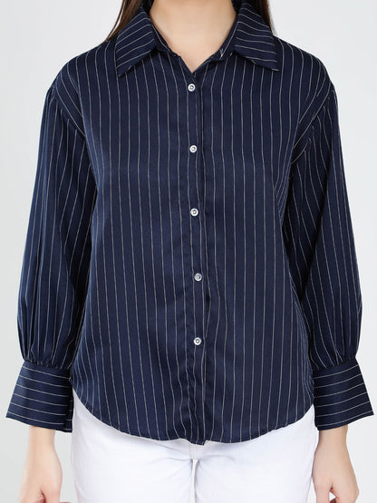 Pin Stripe Formal Shirt