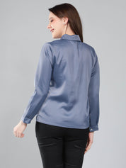 Glossy Satin Shirt