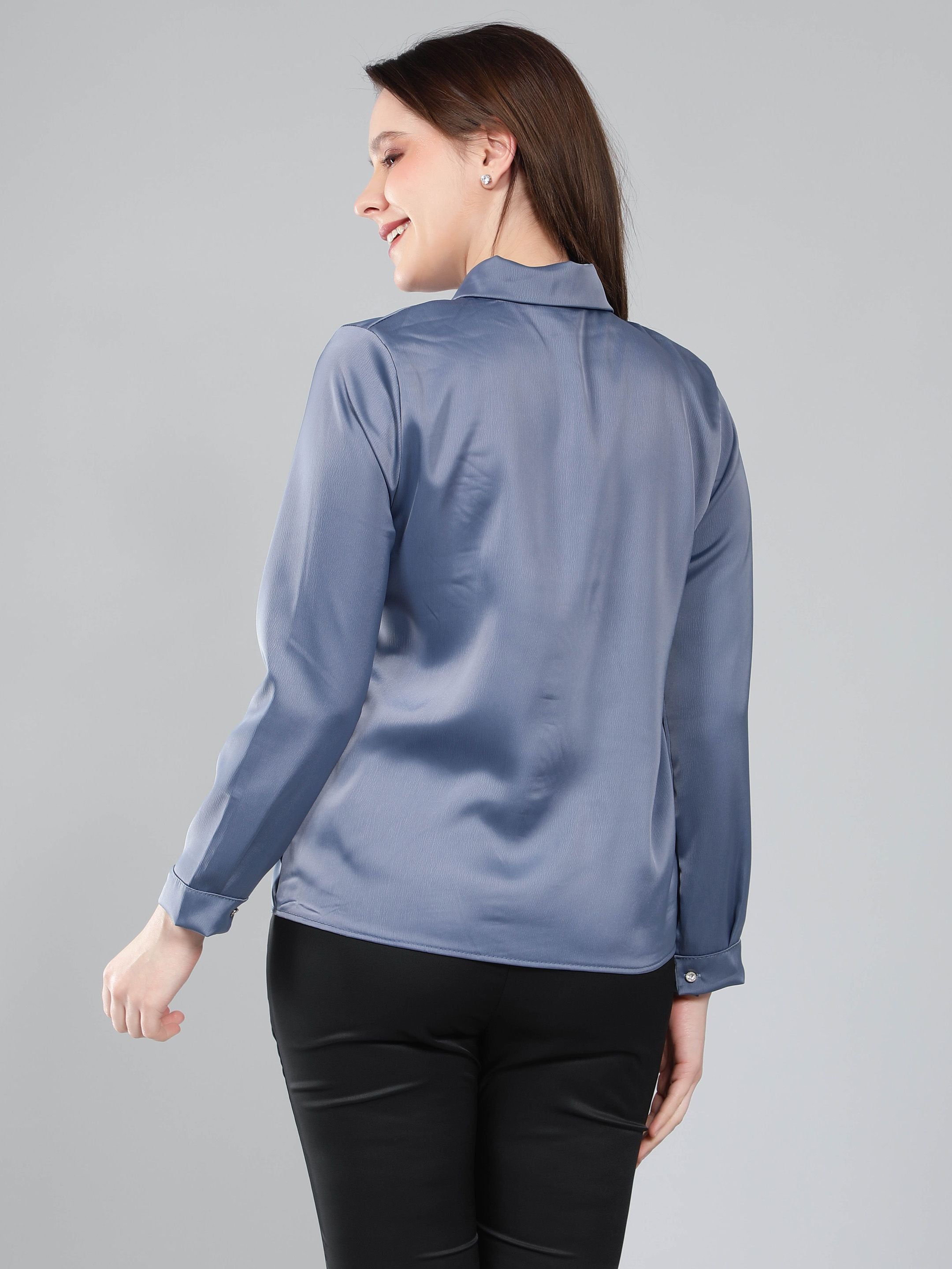 Glossy Satin Shirt