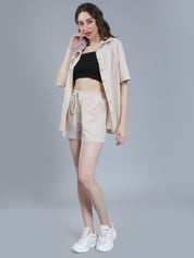 Shirt Shorts Two-Piece Casual Set