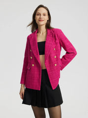 Plaid Tweed Blazer