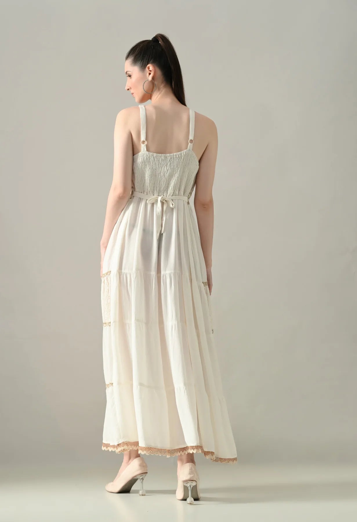Schiffli Charm Maxi Dress