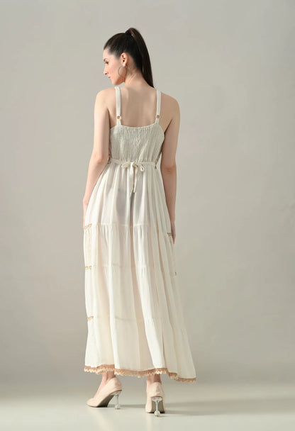 Schiffli Charm Maxi Dress