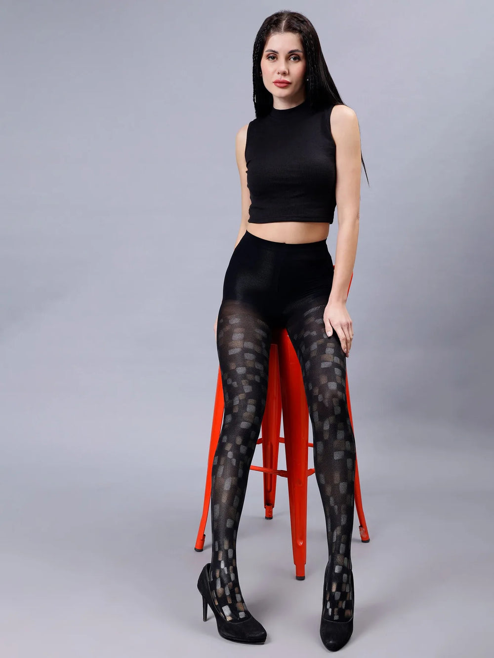 Tiger Print Stockings