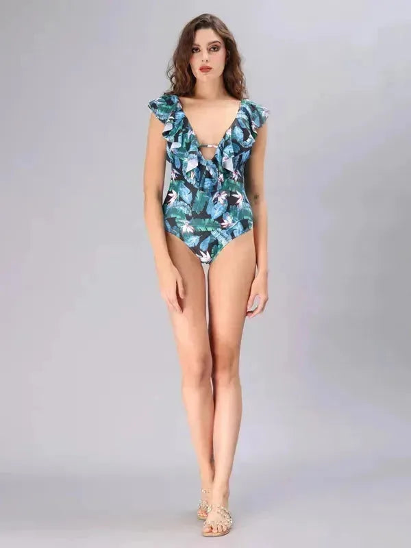 Tropical Print Monokini
