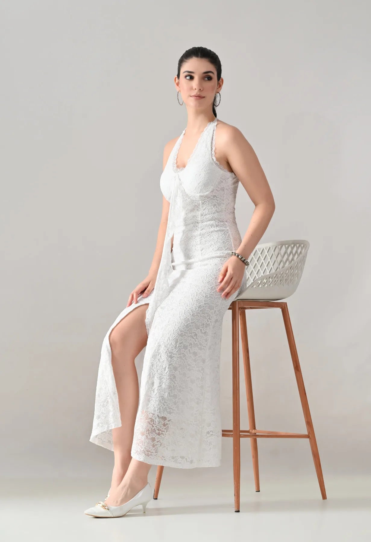 Ethereal Lace Maxi Dress