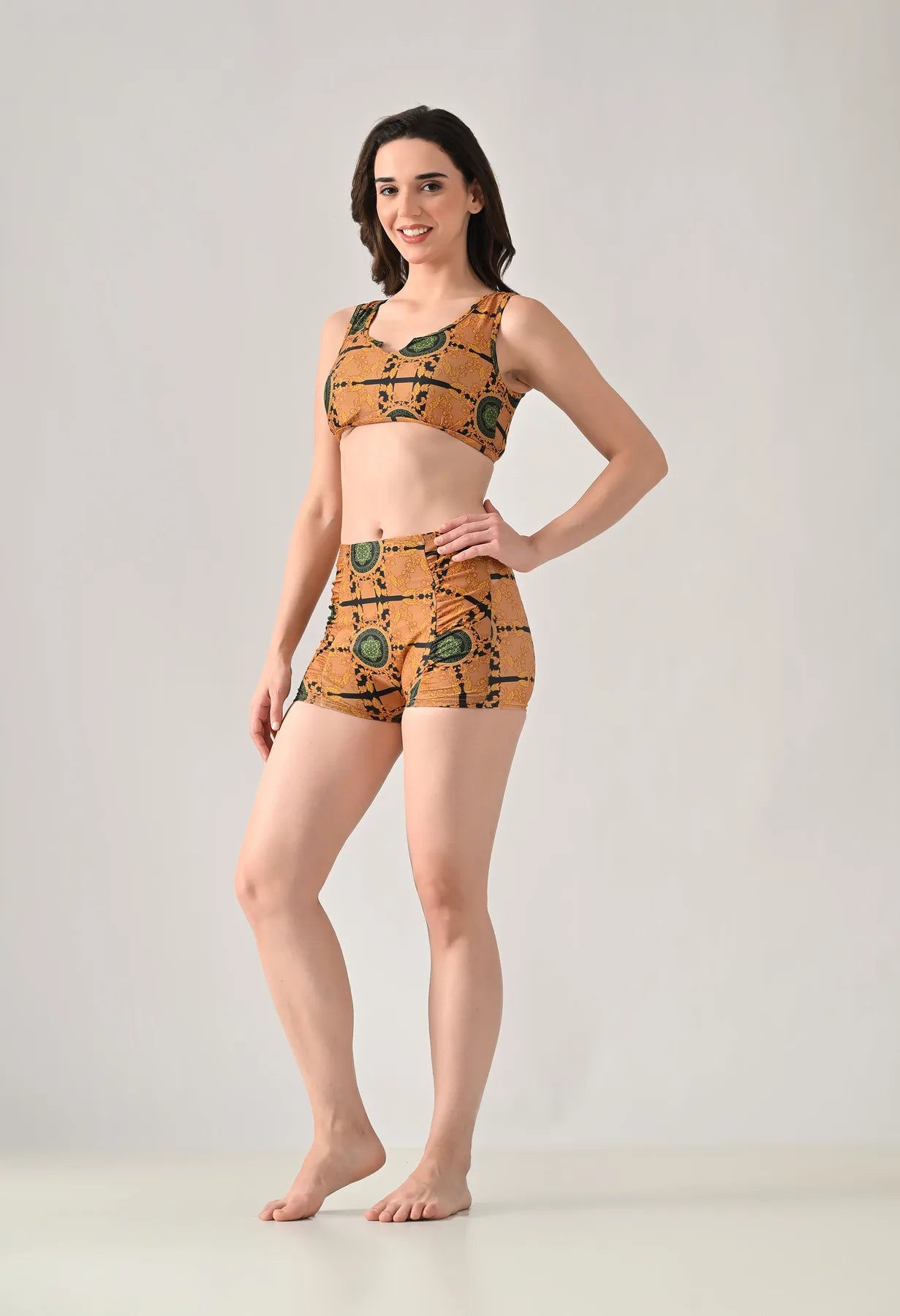 Baroque Two-Piece Swimsuit