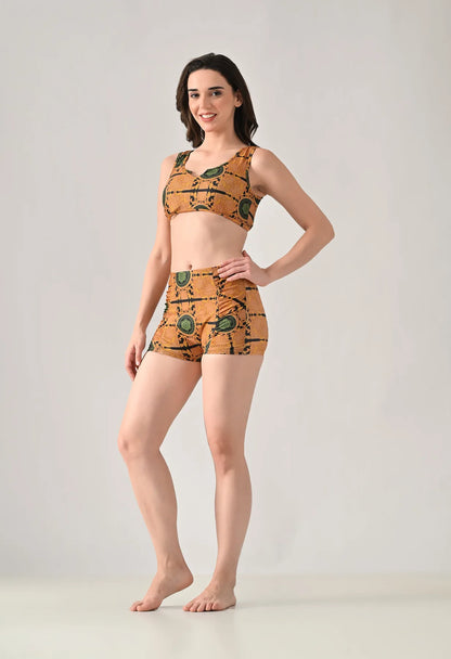 Baroque Two-Piece Swimsuit