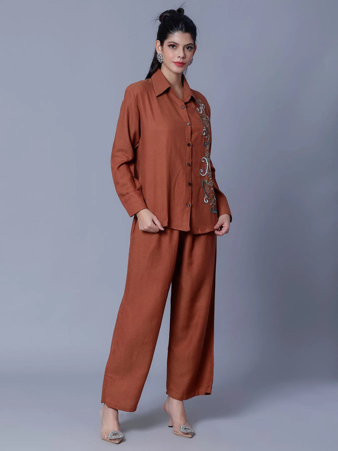 Hand Embroidery Two-Piece Set