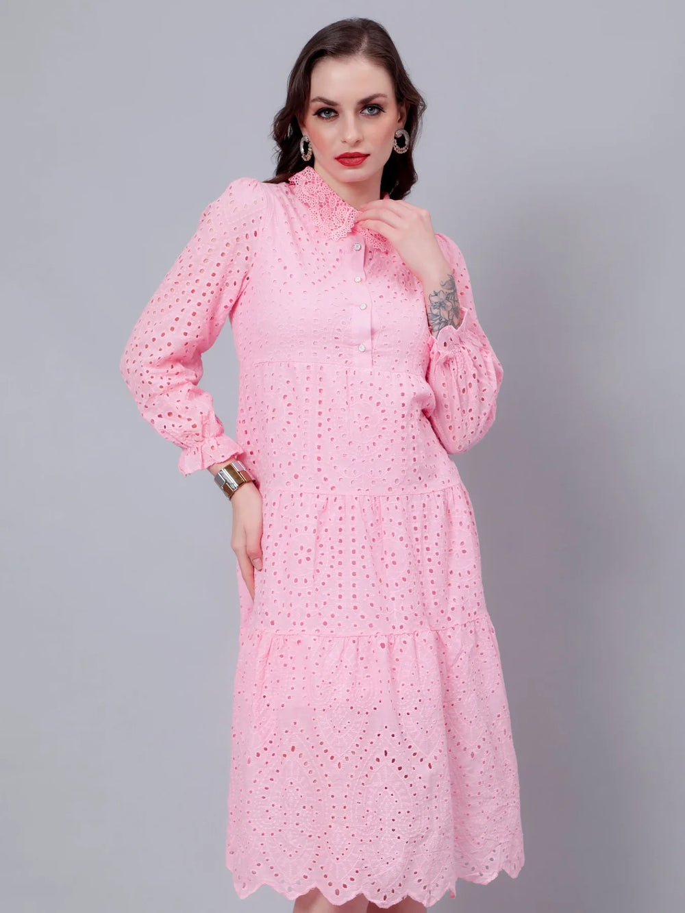 Hollow Hook Chicken Dress