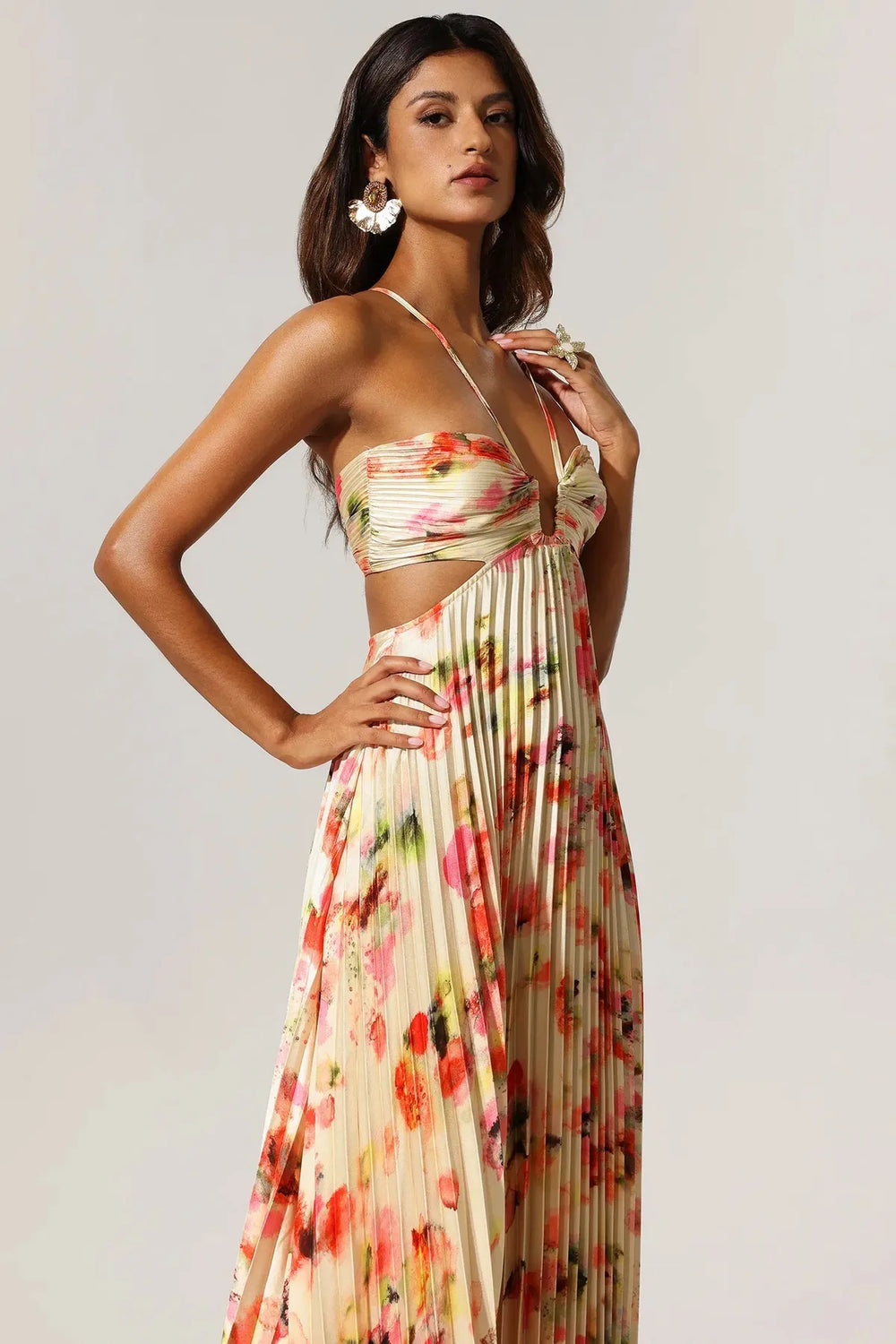 Hollow Out Maxi Dress