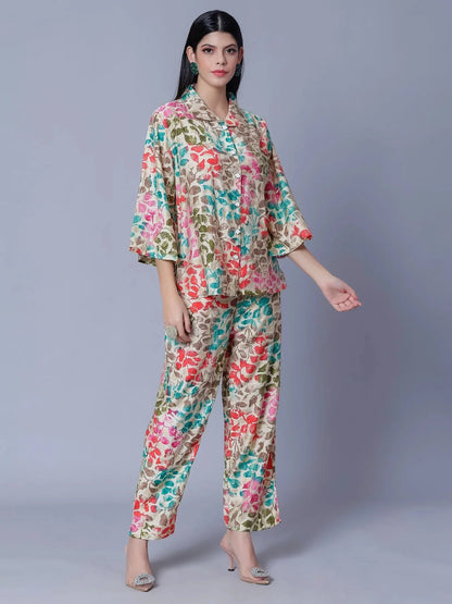 Multicolor Two-Piece Set