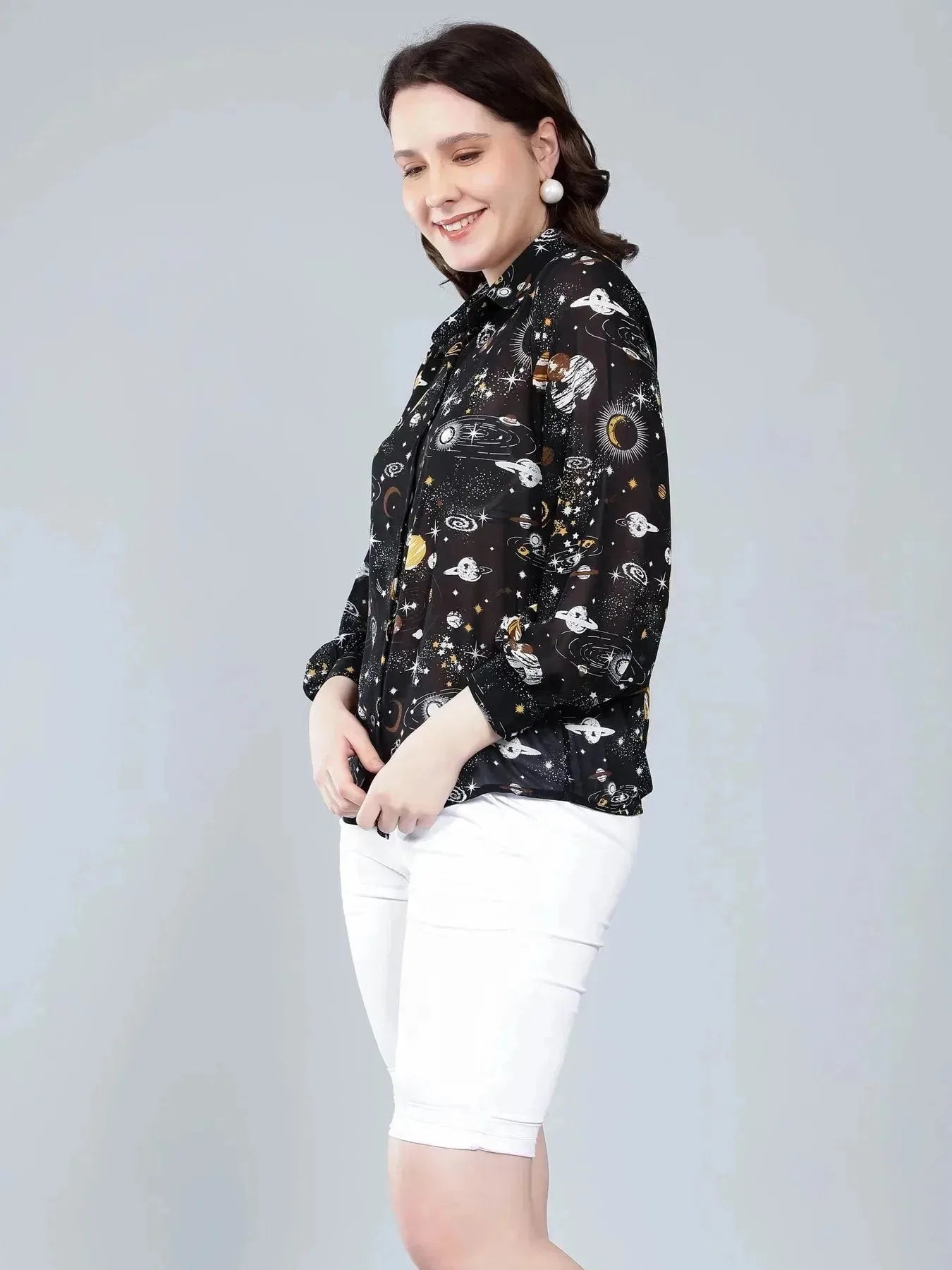 Celestial Print Shirt